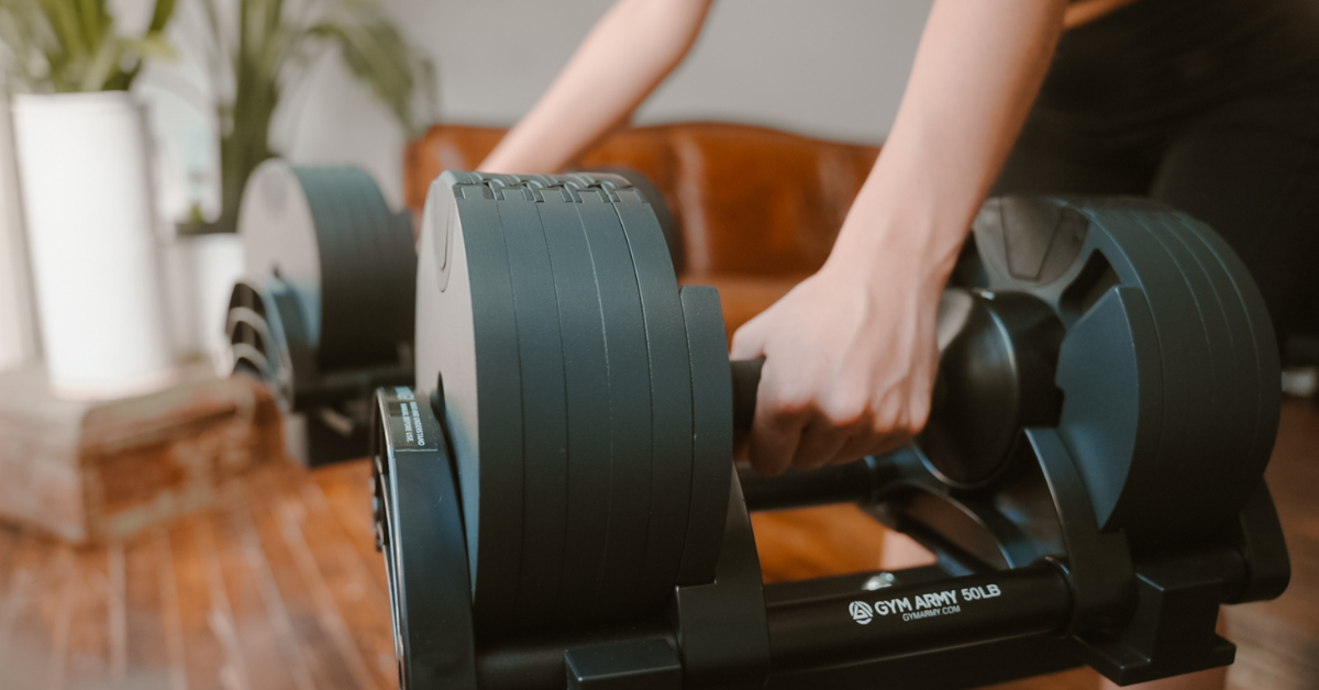 Nuobell Haltère Ajustable (5lbs - 50lbs) Simple