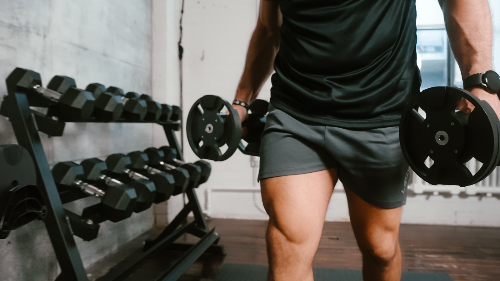 NUOBELL 50LB (PAIR) + STAND